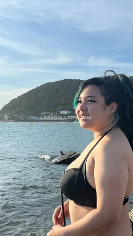 Akidearest Black Bikini Top Pose OnlyFans Photo Leaked