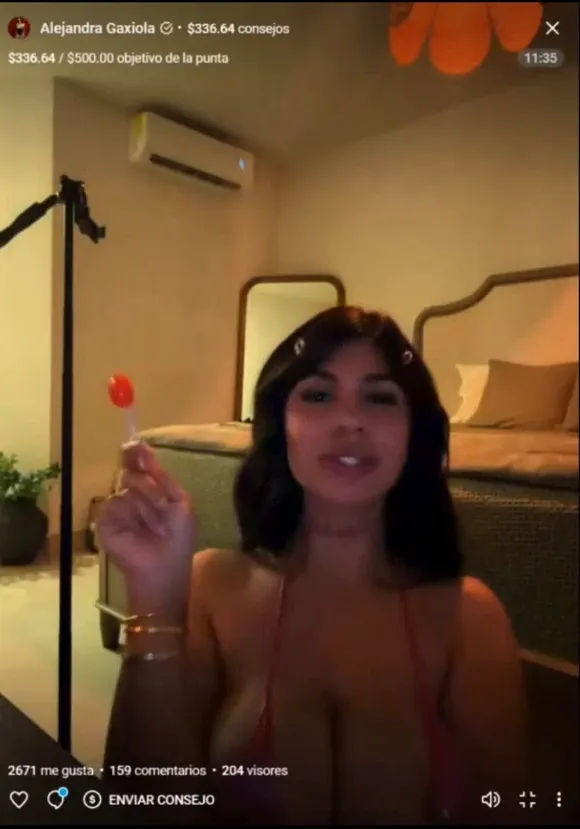 Alegaxiola29 Red String Bra Tease OnlyFans Video Leaked