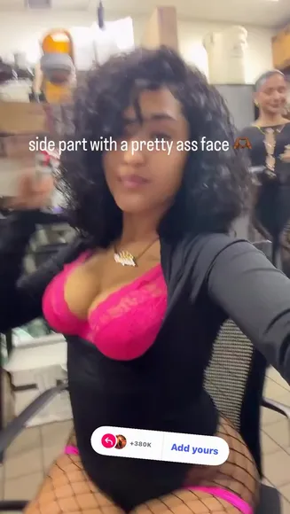Aniyah Albino Pink Lace Bra Tease OnlyFans Video Leaked