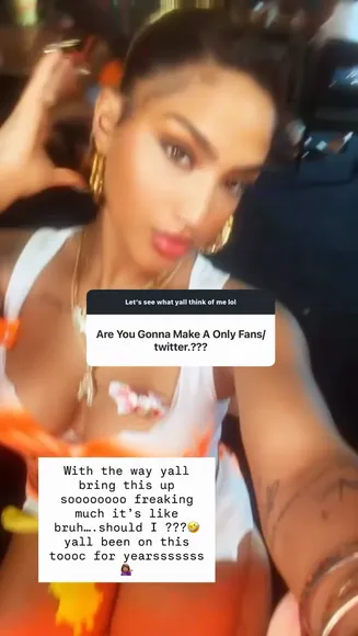 Aniyah Albino Low Cut Top Tease OnlyFans Video Leaked
