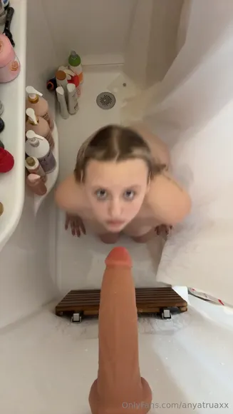 Anyatruax Shower Dildo Play OnlyFans Video Leaked