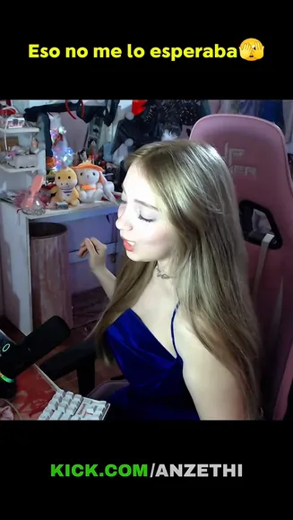 Anzethi Blue Dress Side View OnlyFans Video Leaked