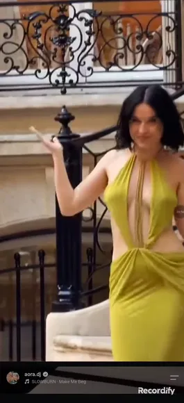 Aora Dj Deep Plunge Dress Tease OnlyFans Video Leaked