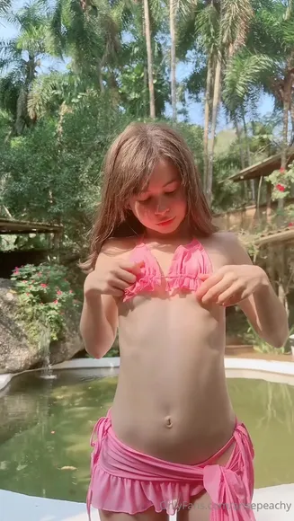 Arisepeach Pink Bikini Top Play OnlyFans Video Leaked