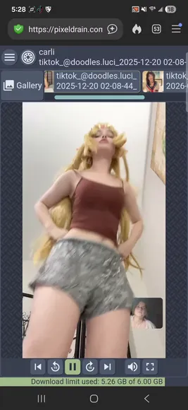 _carlifae_ Elf Ears Thong Tease OnlyFans Video Leaked