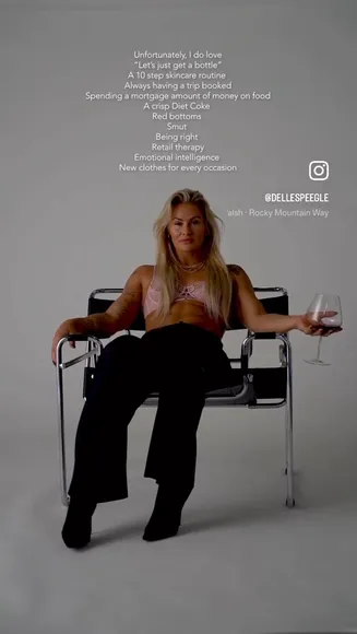 _dellespeegle_ Pink Bralette And Pants OnlyFans Video Leaked