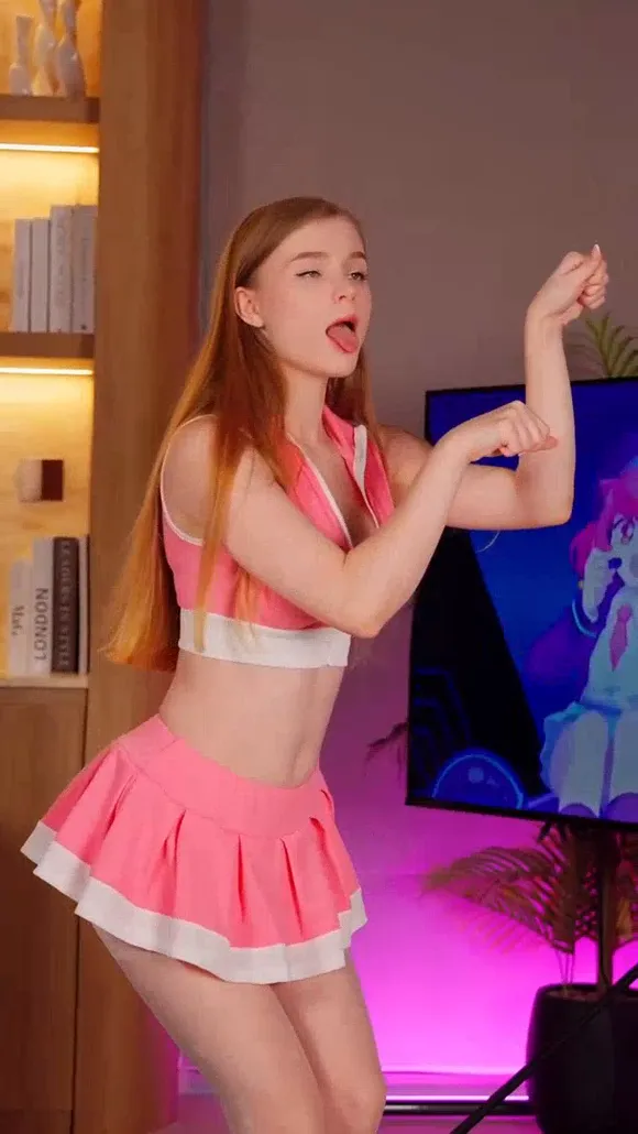 _dianarider_ Pink Cheerleader Outfit Tease OnlyFans Video Leaked