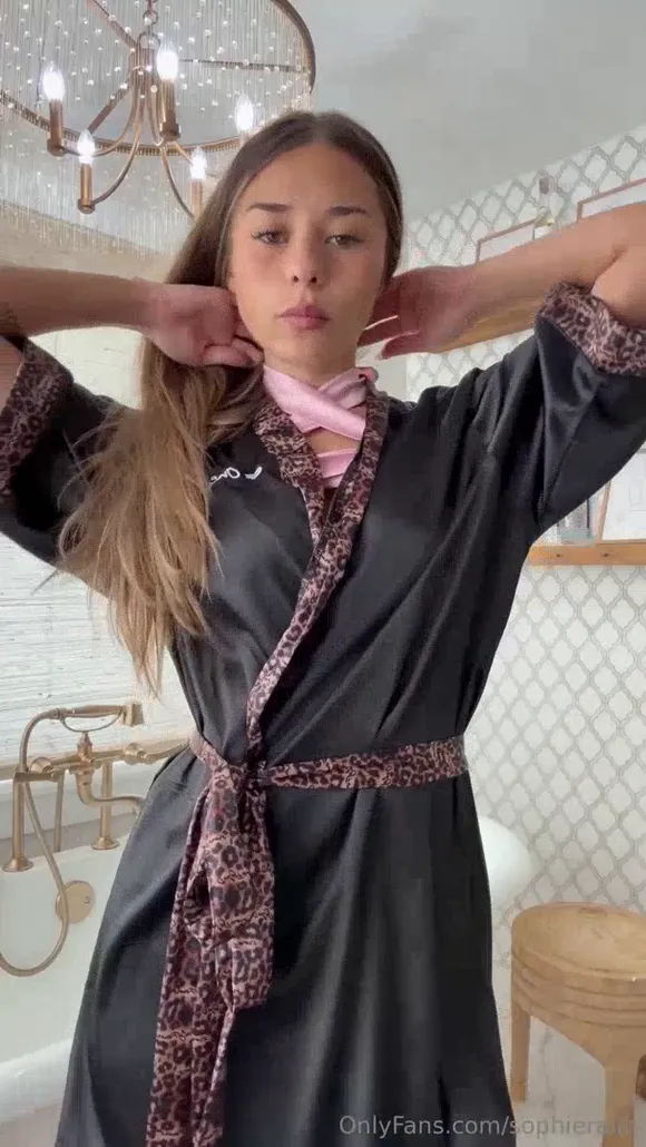Sophie Rain Pink Bikini Tease With Cream OnlyFans Video Leaked