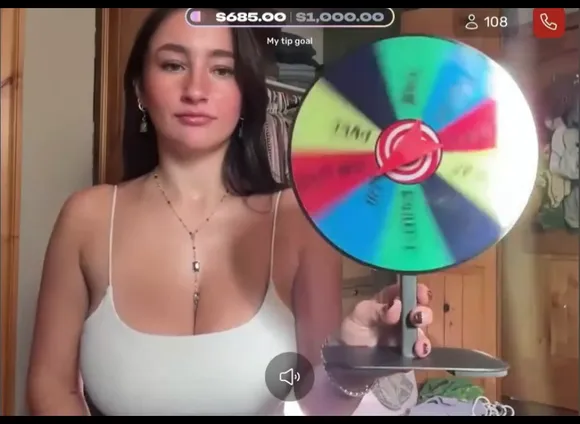 Whipitdev Topless Spin Wheel Tease OnlyFans Video Leaked